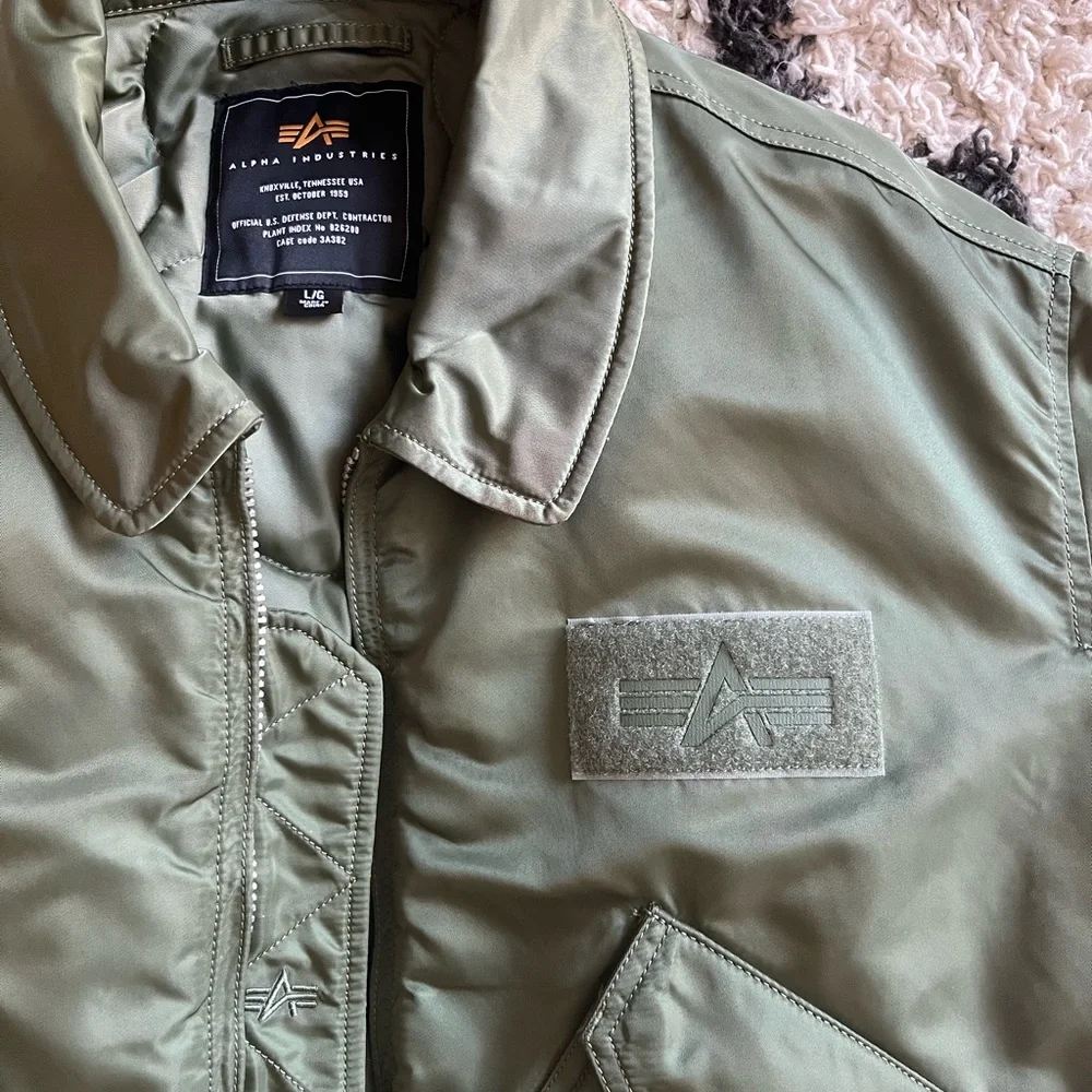 Alpha Industries CWU-45/P Flight Jacket – Sage Green - Picture 9 of 12